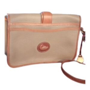 Vintage Dooney & Bourke Inc.  Leather Equestrian Crossbody Handbag